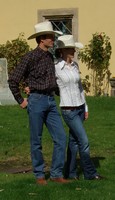 Cowboy und Cowgirl